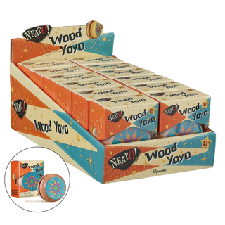 Neato! Wood Yo-Yo- Retro Classic, vintage toys