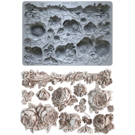 IOD Mould Felicite Iron Orchid Designs silicone mould embellishment applique for furniture home décor mix media baking arts and craft and more