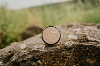 4oz Wanderlust Candles - Small Candles - Gift - 100% Soy : Oregon / Wood Wick