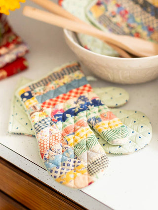 Patch Parade Patchwork Oven Mitt - Multi