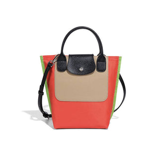 French Nylon Waterproof Crossbody Bag Stylish Tote with Large Capacity: D2364#Pink