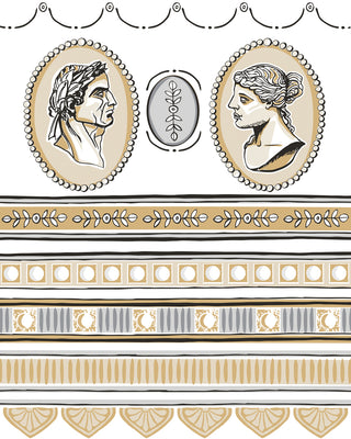 Paint Inlay Classical Cameo IOD and Annie Sloan