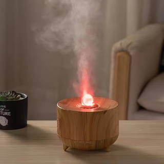 Candyl Oracle Crystal Ball Flame Essential Oil Diffuser: Black