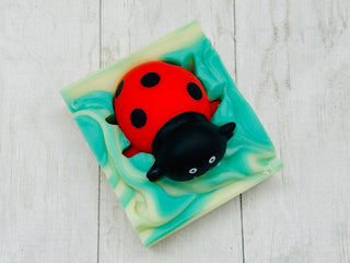 Ladybug Handmade Soap Bar for Kids VEGAN COLD PROCESS