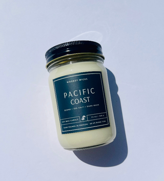 Pacific Coast Candle Soy Wax 12oz Oregon Washington Cali 12oz Wood Wick