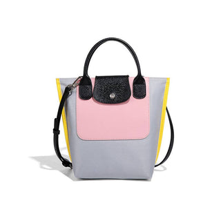 French Nylon Waterproof Crossbody Bag Stylish Tote with Large Capacity: D2364#Pink