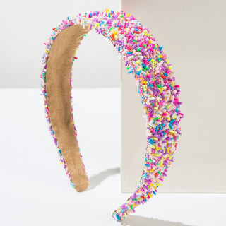Trendy Wide Headbands Colorful Dopamine Hair Accessories: Pink Mix