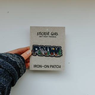 PNW Embroidered Iron On Patch