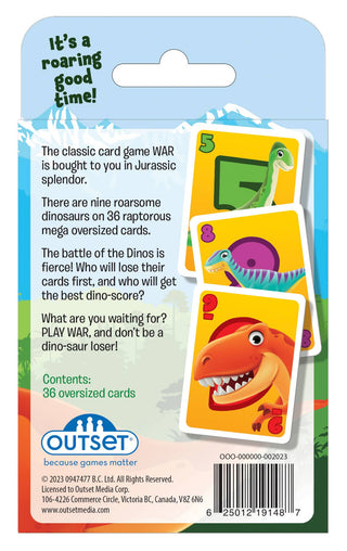 Dinosaur War Card Game