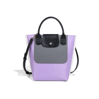 French Nylon Waterproof Crossbody Bag Stylish Tote with Large Capacity: D2364#Pink