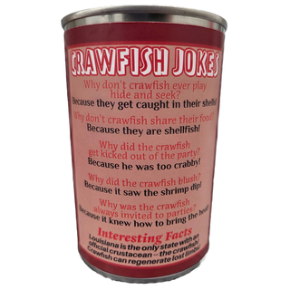 Clawdia the Canned Crawfish - Eco-Friendly Plush w/Jokes: Pop Top Lid