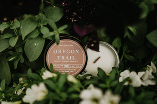 Oregon Trail Candle - 100% Soy Wax - PNW: 12oz / Wood Wick