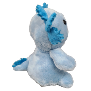 Canned Blue Axolotl Stuffed Animal Plush w/Jokes Unique Gift: Pop Top Lid