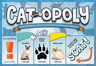 Cat Opoly (new design) Board Game, by Late for the Sky