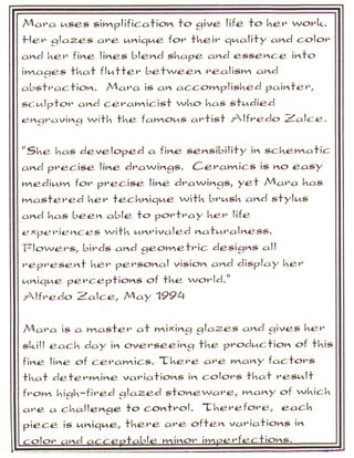 Mara Stoneware Mermaid Square Mug