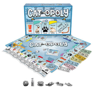 Cat Opoly (new design) Board Game, by Late for the Sky