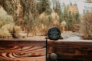 4oz candles Gift Candles Corporate Gifts Pacific Northwest: Gone squatchin' / Cotton Wick