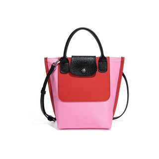 French Nylon Waterproof Crossbody Bag Stylish Tote with Large Capacity: D2364#Pink