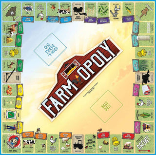 Farm Opoly (new design) Board Game, by Late for the Sky