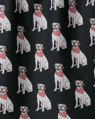 Bulldog Club Tea Towel: Black