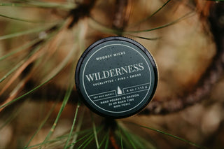 4oz Wanderlust Candles - Small Candles - Gift - 100% Soy : Wallowa lake / Wood Wick