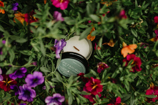4oz Wanderlust Candles - Small Candles - Gift - 100% Soy : Wallowa lake / Wood Wick