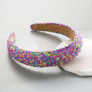 Fashionable Wide Headband for Women - Stylish Sponge Hairband: Pink