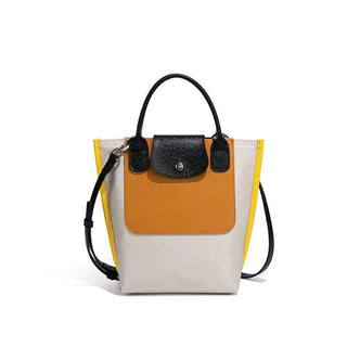 French Nylon Waterproof Crossbody Bag Stylish Tote with Large Capacity: D2364#Pink