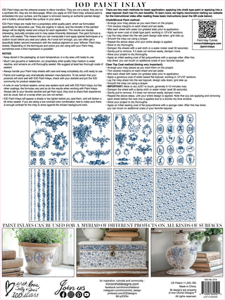 IOD Paint Inlay Azure Delft Traditions