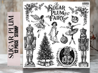 IOD Clear Stamp Sugar Plum Holiday Release