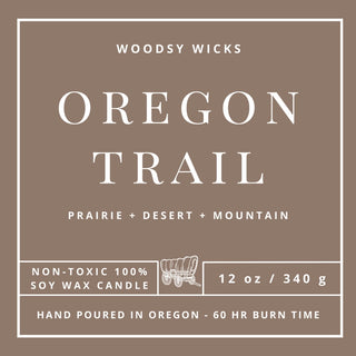 Oregon Trail PNW 100% Soy Wax Wood Wick 12oz jar