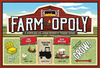 Farm Opoly (new design) Board Game, by Late for the Sky