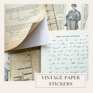 Vintage Stickers for Junk Journaling