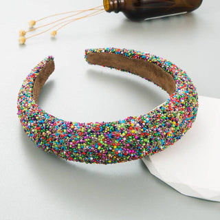 Fashionable Wide Headband for Women - Stylish Sponge Hairband: Hot Pink