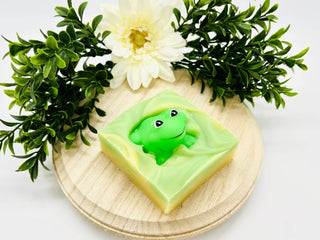 Froggy Handmade Soap Bar for Kids NATURAL VEGAN COLD PROCESS