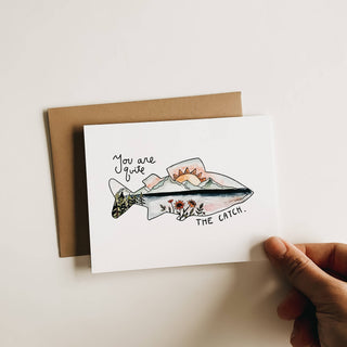 Quite the Catch Fish Greeting Card