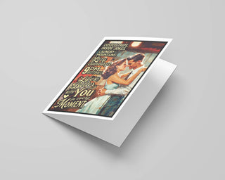 Cute Funny Handmade Vintage Valentine Cards for Her Him Yes