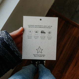 PNW Embroidered Iron On Patch