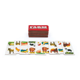 Farm Animal Dominoes Game for Ages 3+
