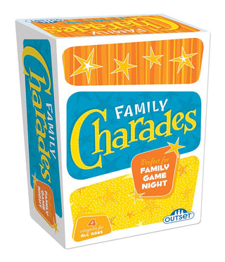Family Charades Retro Design - Perfect for Family Game Night