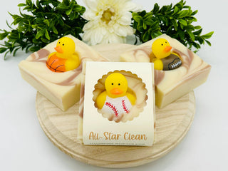 All-Star Clean Handmade Novelty Soap Bar VEGAN COLD PROCESS