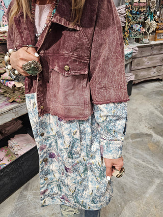 Lavender Outlaw Jacket: Sm
