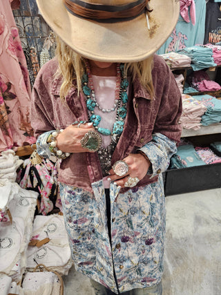 Lavender Outlaw Jacket: Sm
