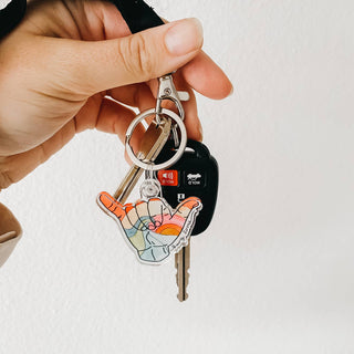 Love Mountains Keychain