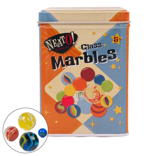 Neato! Marbles In A Tin Box - Retro Classic, vintage toys