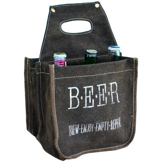 Grey Canvas B.E.E.R. Beer Carrier