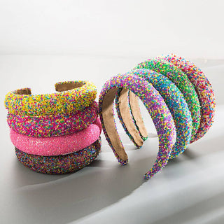 Fashionable Wide Headband for Women - Stylish Sponge Hairband: Hot Pink