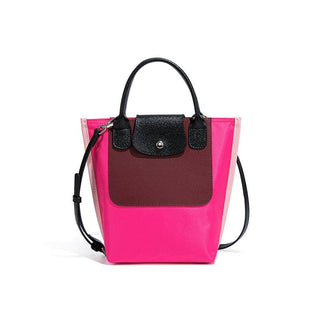 French Nylon Waterproof Crossbody Bag Stylish Tote with Large Capacity: D2364#Pink