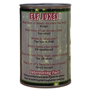 Canned Elf | Christmas Plush in a Can w/Jokes | Magical: Pop Top Lid
