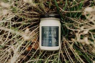 Crater Lake Oregon National Park Candle 12oz jar